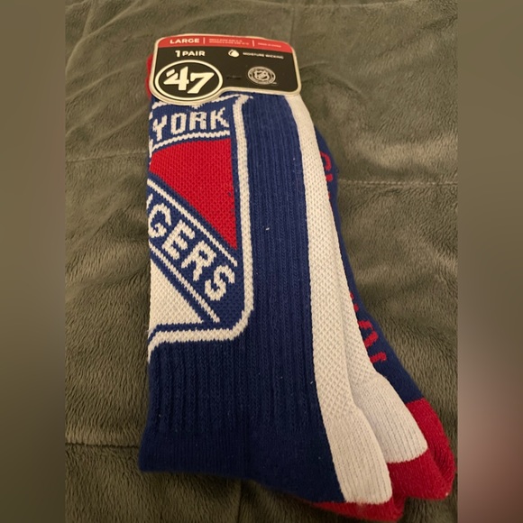 NHL Other - New York Rangers socks. Brand new. Never worn.